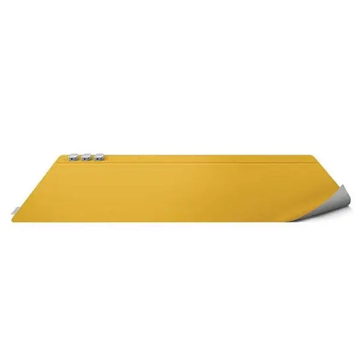 Uniq Hagen Magnetic Desk Pad Double-Sided Yellow-Gray - Rubber pad on the desk<<<HurtelXML