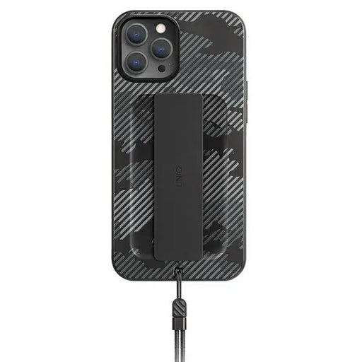Uniq Heldro case for iPhone 12 / iPhone 12 Pro - black camouflage - Cell phone cases and covers<<<HurtelXML