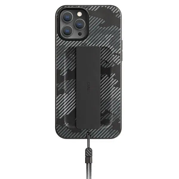 Uniq Heldro case for iPhone 12 / iPhone 12 Pro - black camouflage - Cell phone cases and covers<<<HurtelXML