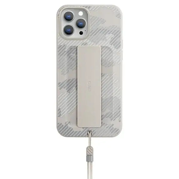 Uniq Heldro case for iPhone 12 Pro Max - beige camouflage - Cell phone cases and covers<<<HurtelXML