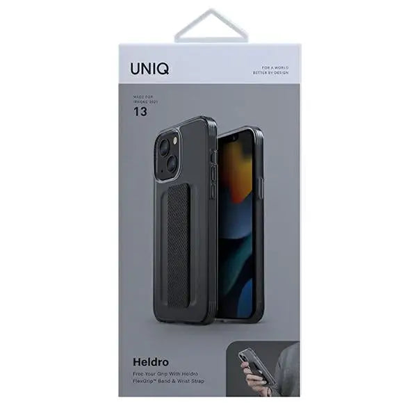 Uniq Heldro case for iPhone 13 - gray - Cell phone cases and covers<<<HurtelXML