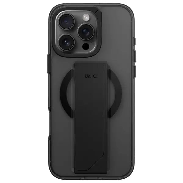 Uniq Heldro Max iPhone 16 Pro 6.3’’ Magclick Charging Case Black/Vapour Smoke - Cell phone cases and covers<<<HurtelXML