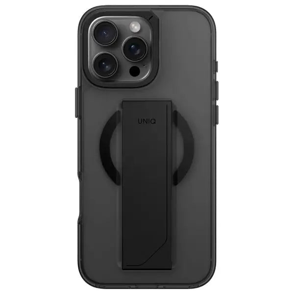 Uniq Heldro Max iPhone 16 Pro Max 6.9’’ Magclick Charging case black/vapour smoke - Cell phone cases