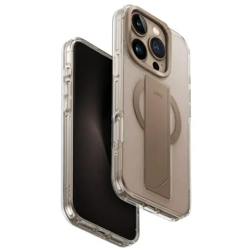 Uniq Heldro Max Magclick Charging iPhone 16 Pro Case - Gold - Cell phone cases and covers<<<HurtelXML