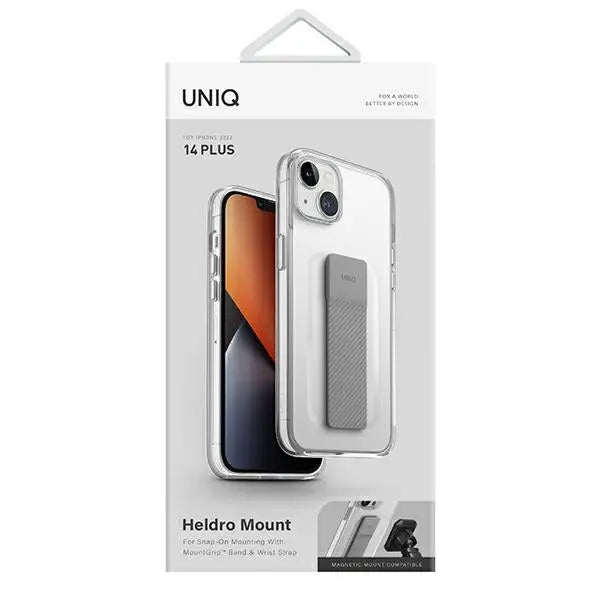 Uniq Heldro Mount case for iPhone 14 Plus - transparent - Cell phone cases and covers<<<HurtelXML