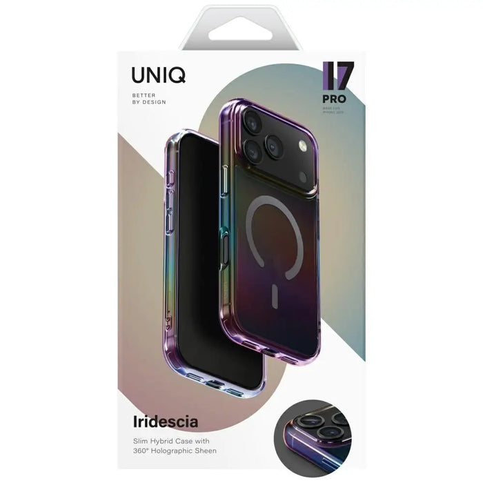 Uniq Iridescia Case for iPhone 17 Pro Magclick Charging - Multicolor - Cell phone cases and covers<<<HurtelXML