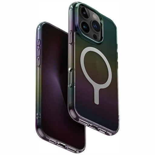 Uniq Iridescia Magclick Charging Case for iPhone 16 Pro - Black - Cell phone cases and covers<<<HurtelXML