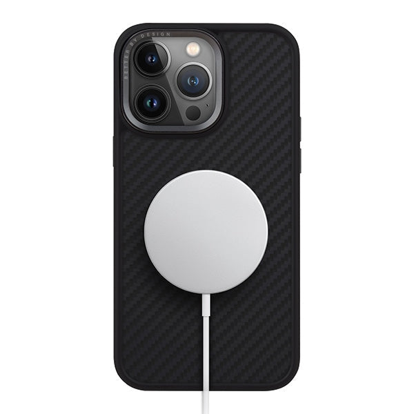 Uniq Keva Magclick Charging case for iPhone 15 Pro - black - Cell phone cases and covers<<<HurtelXML
