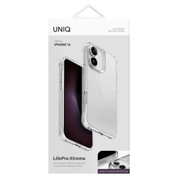 Uniq LifePro Xtreme iPhone 16 Case - Clear - Cell phone cases and covers<<<HurtelXML