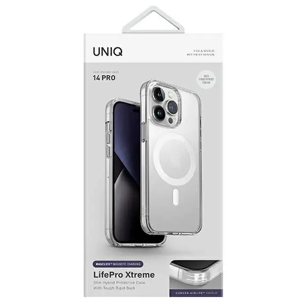 Uniq LifePro Xtreme Magclick Charging case for iPhone 14 Pro - transparent - Cell phone cases and covers<<<HurtelXML