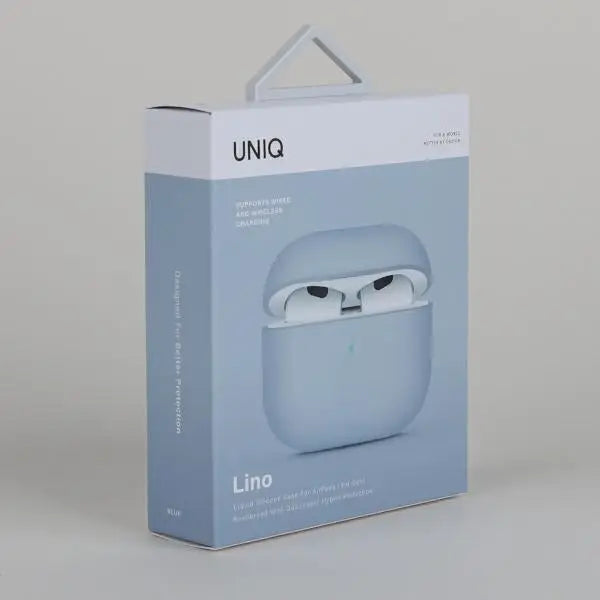 Uniq Lino case for AirPods 3 - blue - Cell phone cases and covers<<<HurtelXML