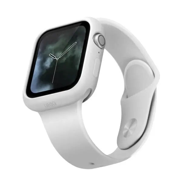 Uniq Lino case for Apple Watch 4 / 5 / 6 / SE 44mm - white - Cell phone cases and covers<<<HurtelXML