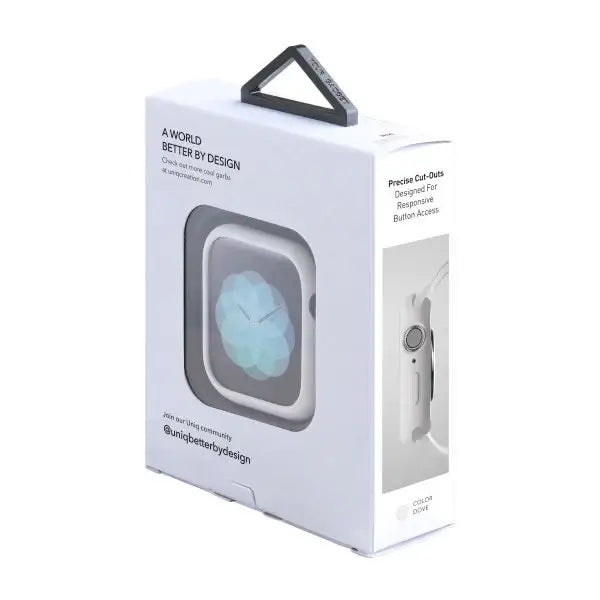 Uniq Lino case for Apple Watch 4 / 5 / 6 / SE 44mm - white - Cell phone cases and covers<<<HurtelXML