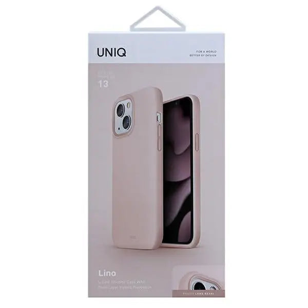 Uniq Lino case for iPhone 13 - pink - Cell phone cases and covers<<<HurtelXML