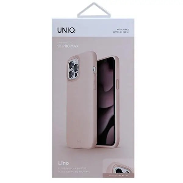 Uniq Lino case for iPhone 13 Pro Max - pink - Cell phone cases and covers<<<HurtelXML