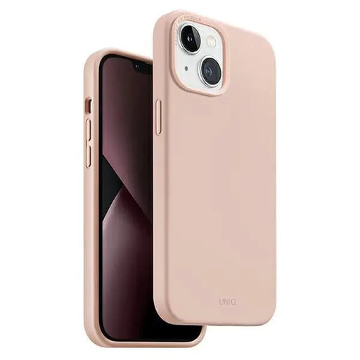 Uniq Lino case for iPhone 14 Plus - pink - Cell phone cases and covers<<<HurtelXML