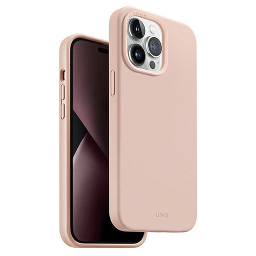 Uniq Lino case for iPhone 14 Pro - pink - Cell phone cases and covers<<<HurtelXML