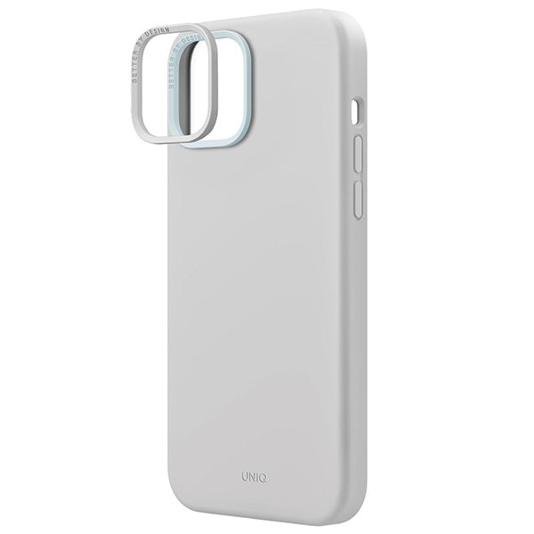 Uniq Lino Hue Magclick Charging case for iPhone 15 - light gray - Cell phone cases and covers<<<HurtelXML