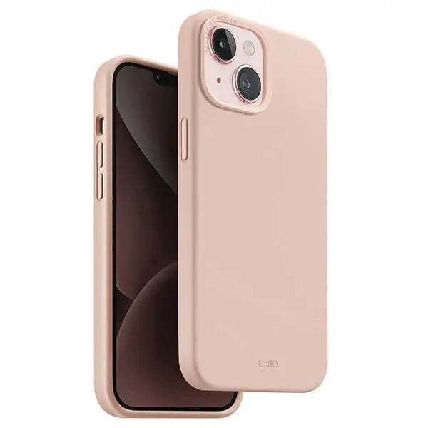 Uniq Lino Hue Magclick Charging case for iPhone 15 - pink - Cell phone cases and covers<<<HurtelXML