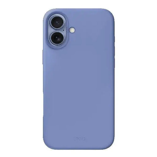 Uniq Lino Hue Magclick Charging Case for iPhone 16 - Blue - Cell phone cases and covers<<<HurtelXML