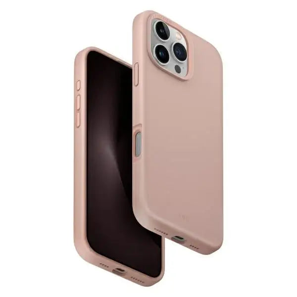 Uniq Lino Hue Magclick Charging Case for iPhone 16 Pro Max - Pink - Cell phone cases and covers<<<HurtelXML
