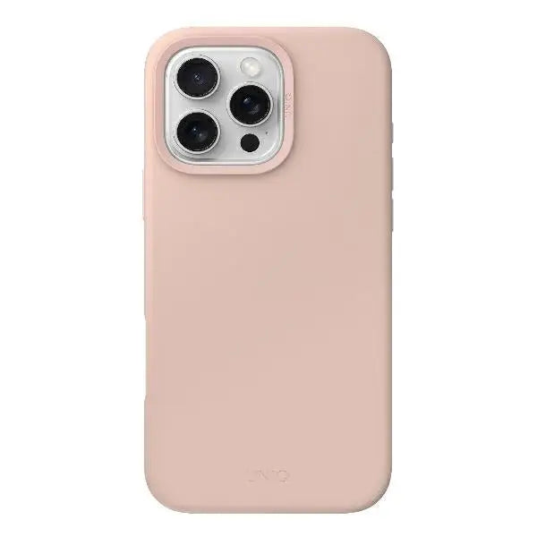 Uniq Lino Hue Magclick Charging Case for iPhone 16 Pro Max - Pink - Cell phone cases and covers<<<HurtelXML