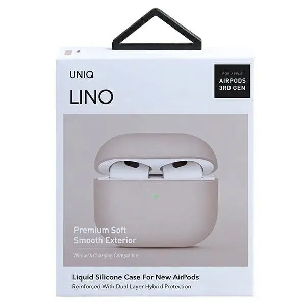 Uniq Lino Silicone case for AirPods 3 - pink - Cell phone cases and covers<<<HurtelXML