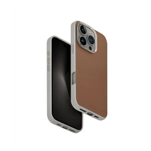 Uniq Lyden DS iPhone 16 Pro 6.3’’ Magclick Charging Case Caramel/Caramel-Ivory - Cell phone cases and covers<<<HurtelXML