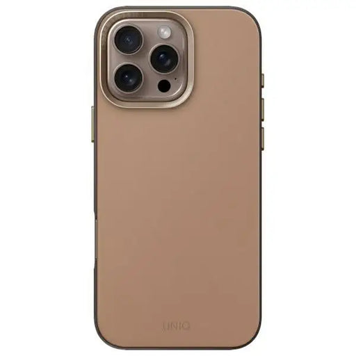 Uniq Lyden DS iPhone 16 Pro 6.3’’ Magclick Charging case brown-gray/flint gray - Cell phone cases and covers<<<HurtelXML