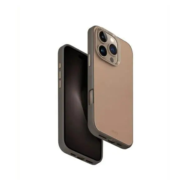 Uniq Lyden DS iPhone 16 Pro 6.3’’ Magclick Charging case brown-gray/flint gray - Cell phone cases and covers<<<HurtelXML