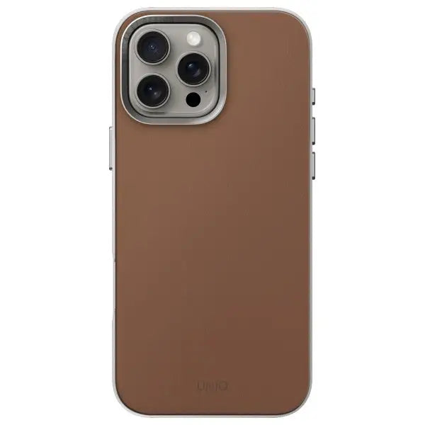Uniq Lyden DS iPhone 16 Pro Max 6.9’’ Magclick Charging case caramel/caramel-ivory - Cell phone cases