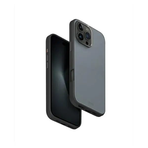 Uniq Lyden DS iPhone 16 Pro Max 6.9’’ Magclick Charging case blue-black/washed blue-black - Cell phone cases