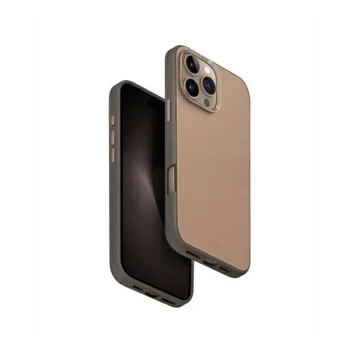 Uniq Lyden DS iPhone 16 Pro Max 6.9’’ Magclick Charging case brown-gray/flint gray - Cell phone cases