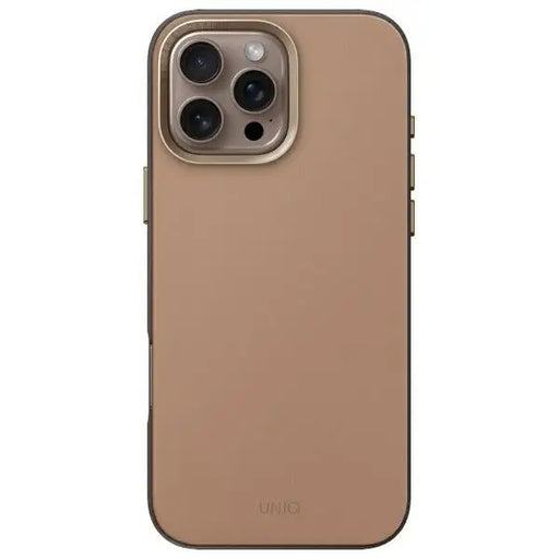 Uniq Lyden DS iPhone 16 Pro Max 6.9’’ Magclick Charging case brown-gray/flint gray - Cell phone cases