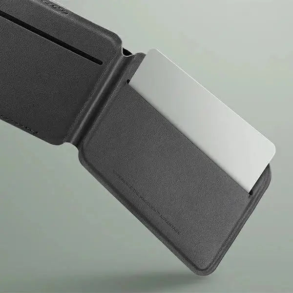 Uniq Lyden DS magnetic RFID wallet with phone stand - beige and green - Others<<<HurtelXML