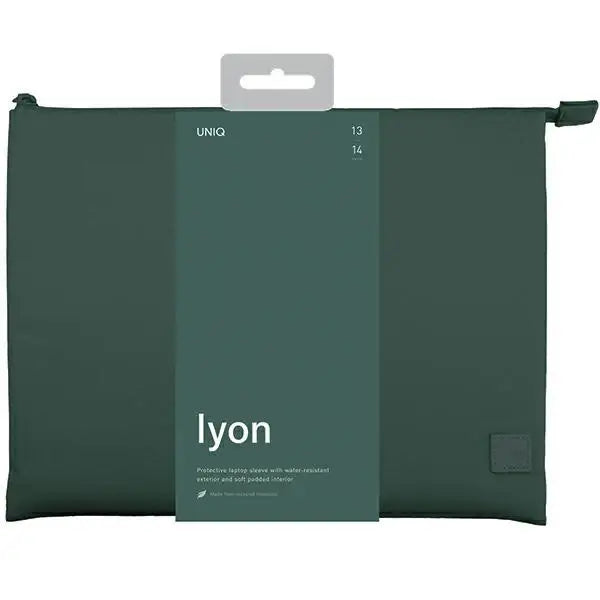 Uniq Lyon Waterproof RPET case for a 14’’ laptop - green - Laptop bags<<<HurtelXML
