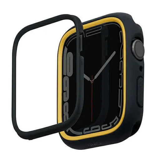 Uniq Moduo case for Apple Watch 4/5/6/7/8/SE/SE2 40/41mm - black and mustard - Cell phone cases and covers<<<HurtelXML