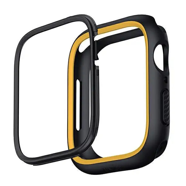 Uniq Moduo case for Apple Watch 4/5/6/7/8/SE/SE2 40/41mm - black and mustard - Cell phone cases and covers<<<HurtelXML