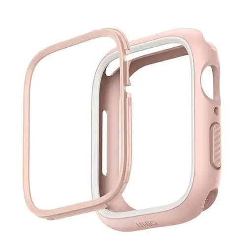 Uniq Moduo case for Apple Watch 4/5/6/7/8/SE/SE2 40/41mm - pink and white - Cell phone cases and covers<<<HurtelXML