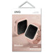 Uniq Moduo case for Apple Watch 4/5/6/7/8/SE/SE2 40/41mm - pink and white - Cell phone cases and covers<<<HurtelXML