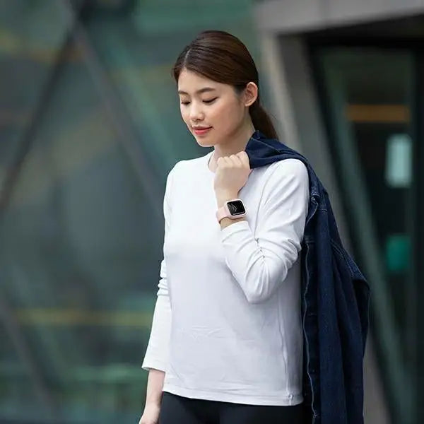 Uniq Moduo case for Apple Watch 4/5/6/7/8/SE/SE2 44/45mm - pink and white - Cell phone cases and covers<<<HurtelXML