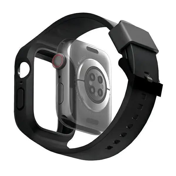 Uniq Monos 2 in 1 Strap + Case for Apple Watch 45/44mm - Black - Other cell phone equipment<<<HurtelXML