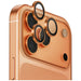Uniq Optix Aluminum Camera Lens Protector for iPhone 17 Pro / iPhone 17 Pro Max with Applicator - Copper - Cell phone