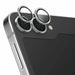 Uniq Optix Auminium Tempered Glass for Lens with Applicator for Samsung Galaxy Z Flip 6 - White - Cell phone tempered