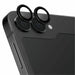 Uniq Optix Auminium Tempered Glass for Lens with Applicator for Samsung Galaxy Z Flip 6 - Black - Cell phone tempered