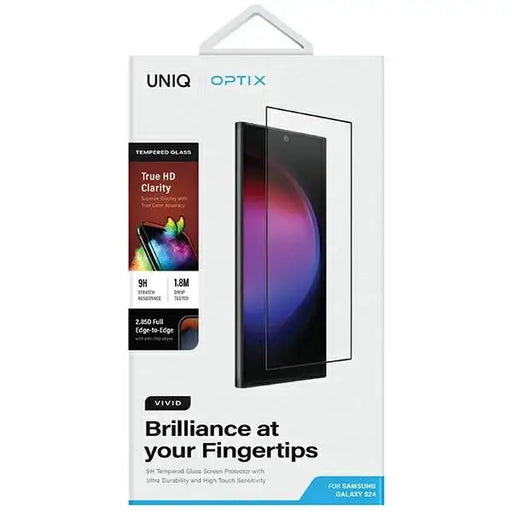Uniq Optix Vivid glass for Samsung Galaxy S24 with applicator - Cell phone tempered glass<<<HurtelXML