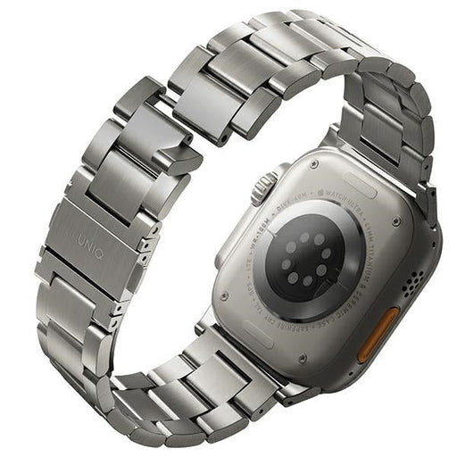 Uniq Osta Stainless Steel strap for Apple Watch 1/2/3/4/5/6/7/8/SE/SE2/Ultra 42/44/45/49mm - silver - Other cell phone