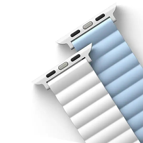 Uniq Revix strap for Apple Watch 1/2/3/4/5/6/7/8/SE/SE2/Ultra 42/44/45/49mm - white and blue - Other cell phone