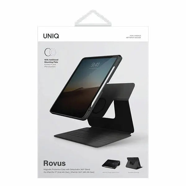 Uniq Rovus Magnetic Case for iPad Pro 11 (2021-2022) / Air 10.9’’ (2020-2022) - black - Cell phone cases