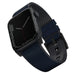Uniq Straden Leather Hybrid Strap for Apple Watch 1/2/3/4/5/6/7/8/SE/SE2/Ultra 42/44/45/49mm - blue - Other cell phone